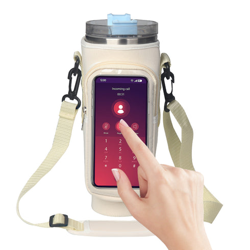 40oz Cup Cover Transparent Touch Screen tumbler cover Neoprene kitchen gadgets